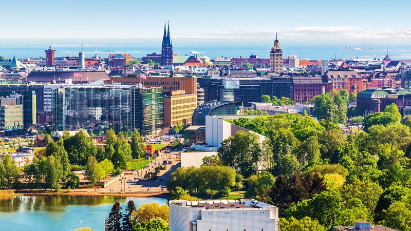 Helsinki, Finlande, en été