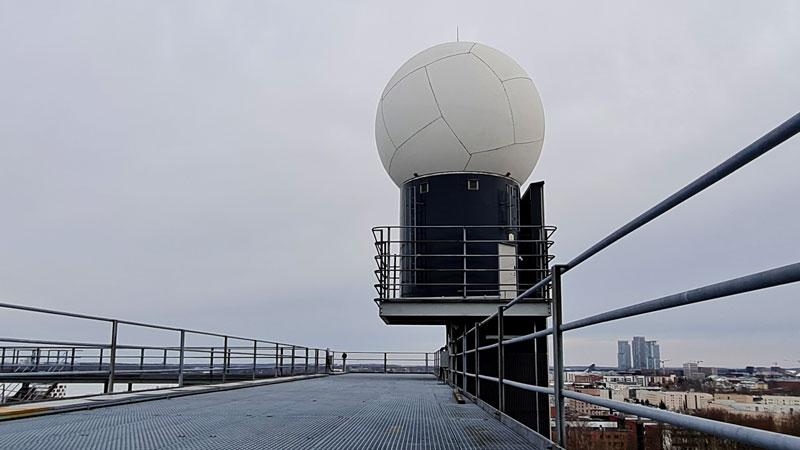 Vaisala Weather Radar WRS300 in Kumpula, Finland