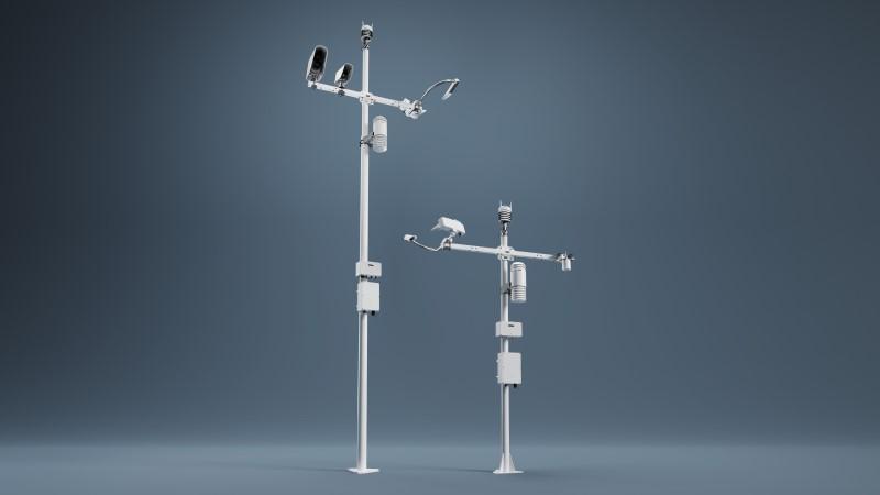 Beam weather station