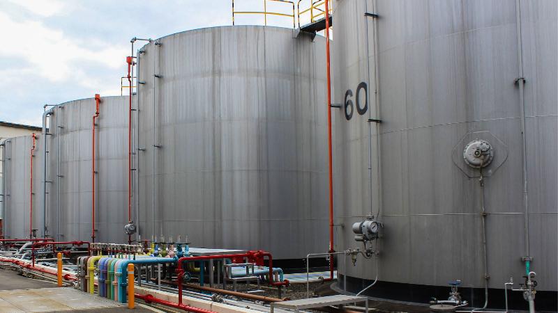 Oil tanks in Japan