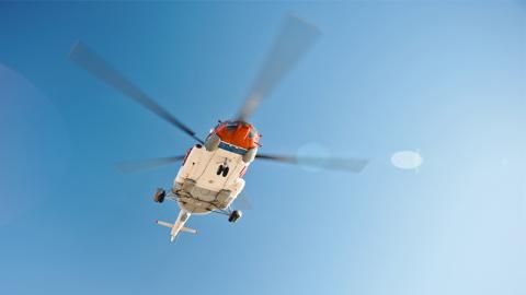 Helicopter landing