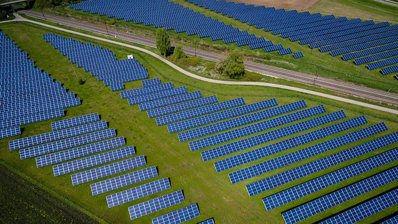 Solar panel park