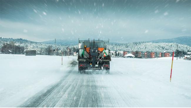 Snowy road