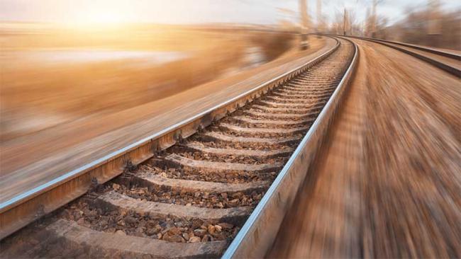 Railroad tracks