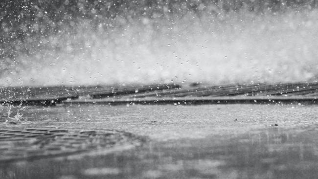 Precipitation closeup 