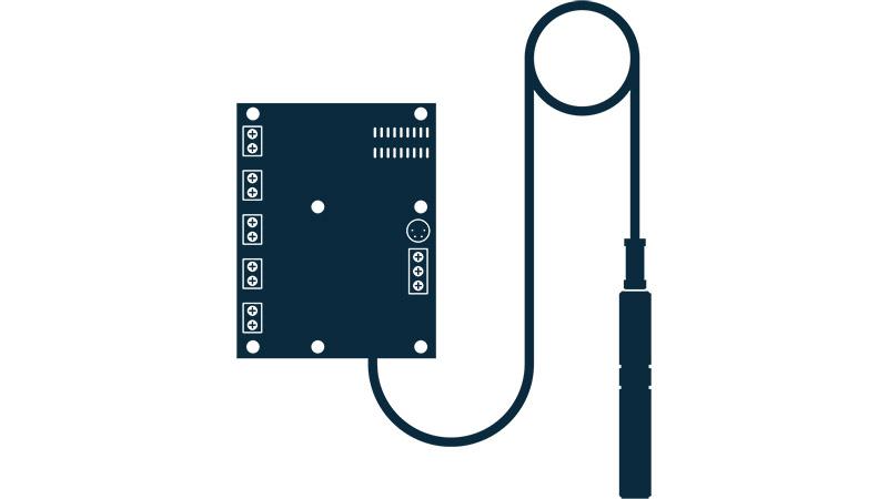 Vaisala HUMICAP HMM170 humidity measurement probe with a circuit board