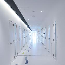 Cyto-Facto Inc. Cell and Gene Therapy Facility hallway